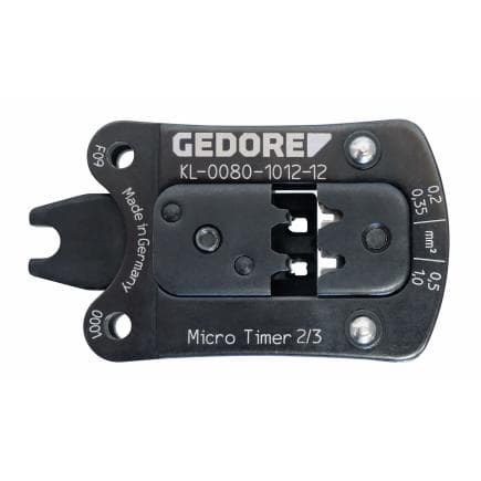 GEDORE 3447111 - KL-0080-1012-12 - Insert de pince à sertir, MicroTimer 2/3