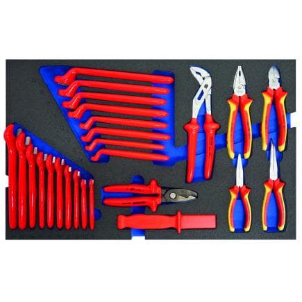 GEDORE 3467678 - KL-4600-200-2 - Assortiment d’outils VDE, pinces + clés