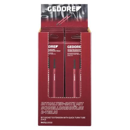 GEDORE 3301896 - R47109010 - Présentoir 10× porte‑embouts 2‑en‑1 à changement rapide