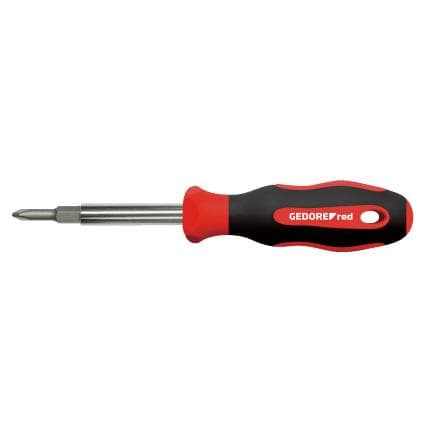 GEDORE 3301920 - R38002004 - Tournevis de précision porte‑embouts 4‑en‑1