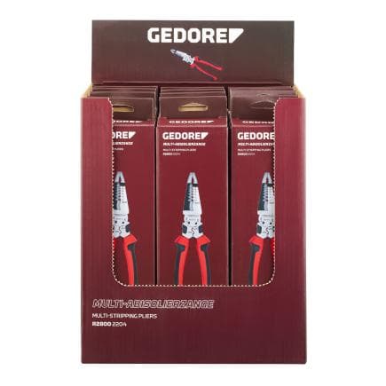 GEDORE 3301934 - R28009012 - Présentoir pinces à dénuder Multi (12 pcs.)