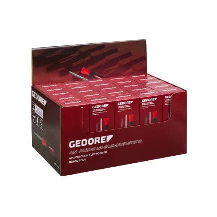 GEDORE 3301939 - R38009025 - Présentoir tournevis de précision 4‑en‑1