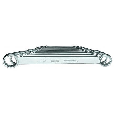 GEDORE 6062190 - Jeu de clés polygonales doubles métriques (12 pcs.)
