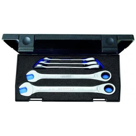 GEDORE 2297434 - Jeu de clés mixtes à cliquet métriques (5 pcs.)