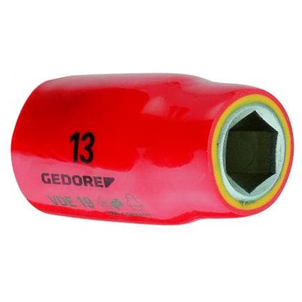 GEDORE 6123240 - Clé à douille hexagonale VDE 1/2'' métrique