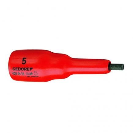 GEDORE 6124560 - Clé à douille 1/2'' VDE pour vis hexagonales métriques