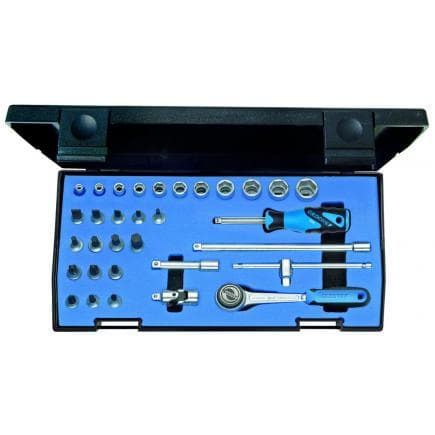 GEDORE 6174150 - Jeu de clés à douilles hexagonales 1/4'' (32 pcs.)