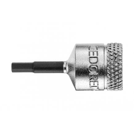 GEDORE 1707736 - Clé à douille 1/4'' pour vis à tête hexagonale métrique