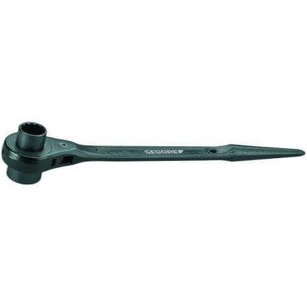GEDORE 1648934 - Cliquet de construction en acier bi-hexagonal