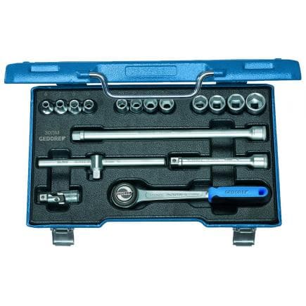 GEDORE 6235710 - Jeu de douilles 3/8'' (17 pcs.)