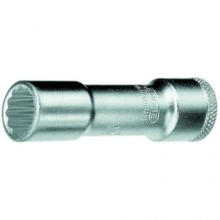 GEDORE 6258330 - Clé à douille longue 3/8'' bi-hexagonale métrique avec profil UD