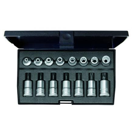 GEDORE 1509942 - Jeu de clés à douilles 3/8'' pour vis Torx® (15 pcs.)