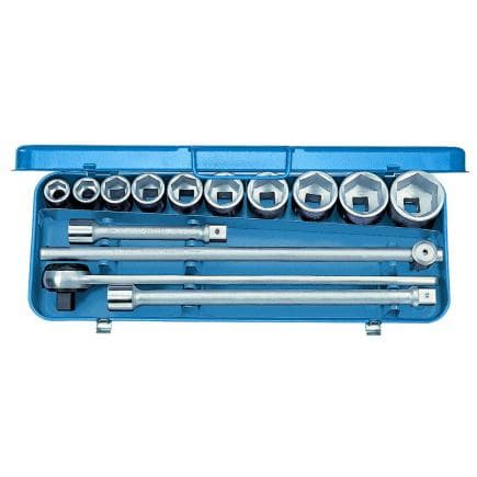 GEDORE 6280340 - Jeu de clés à douilles 3/4'' hexagonales métriques (14 pcs.)