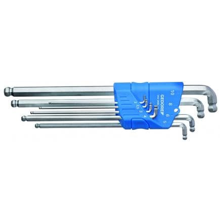 GEDORE 2797186 - Jeu de clés Allen métriques extra longues (8 pcs.)
