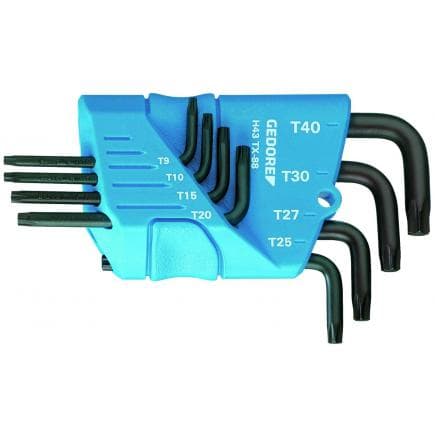 GEDORE 1531425 - Jeu de clés Allen Torx® avec support (8 pcs.)