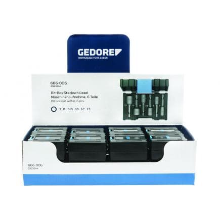 GEDORE 3000036 - Présentoir pour 16 jeux de supports de douilles (6 pcs.)