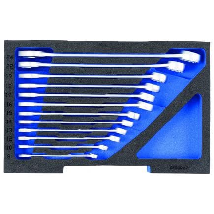 GEDORE 2835908 - Jeu de clés mixtes en plateau (12 pcs.)