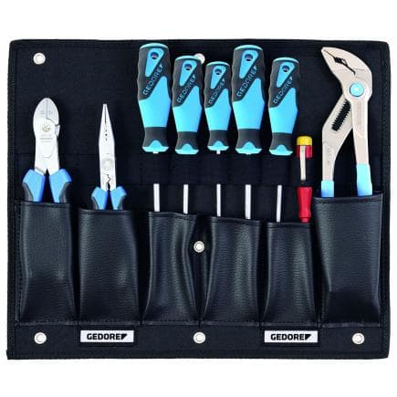 GEDORE 2836181 - Carte à outils avec assortiment de pinces/tournevis (9 pcs.)