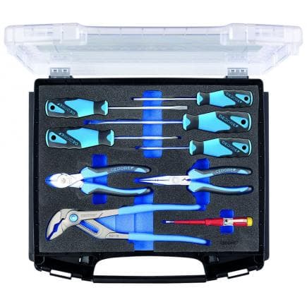 GEDORE 2836149 - Assortiment de tournevis et pinces en mallette (9 pcs.)