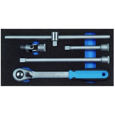 GEDORE 2309114 - Accessoires pour clé à douille 1/2'' dans le module Check-Tool (4 pcs.)