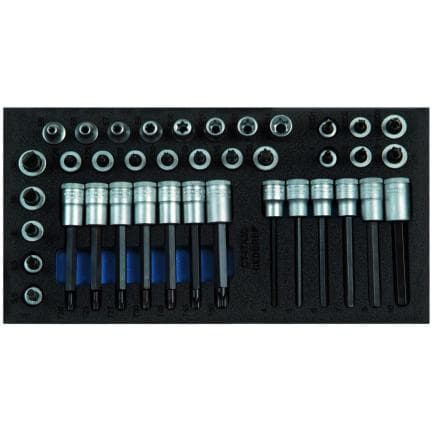 GEDORE 2308983 - Jeu de clés à douilles 3/8'' pour vis dans le module Check-Tool