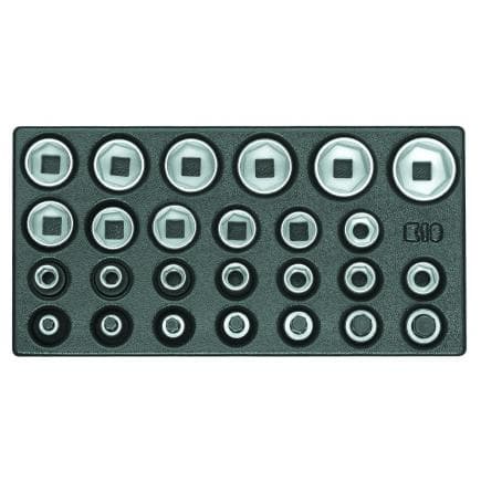 GEDORE 6626580 - Jeu de clés à douilles hexagonales 1/2'' dans le module ES
