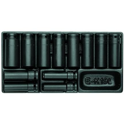 GEDORE 1640836 - Jeu de douilles impact 1/2'' dans le module ES