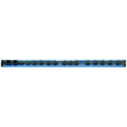 GEDORE 1761102 - Barrette pour le rangement de douilles magnétiques 1/2'' avec 16 emplacements