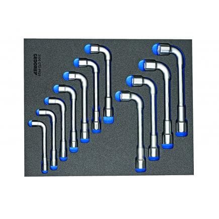 GEDORE 2841851 - Jeu de clés à douilles dans le module d'outils CT (11 pcs.)