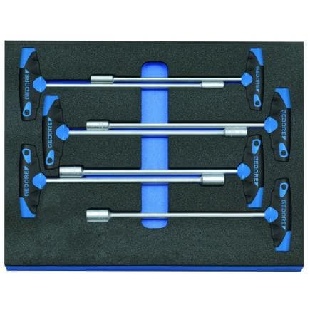 GEDORE 2016532 - Jeu de clés à douilles dans le module d'outils CT (7 pcs.)