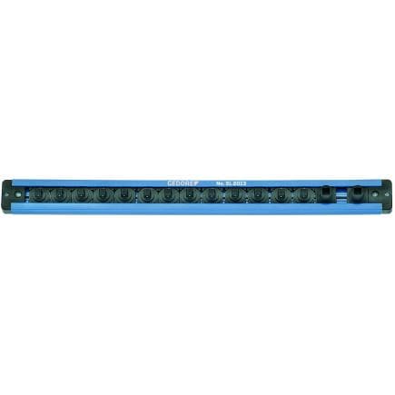 GEDORE 1761080 - Barrette pour le rangement de douilles magnétiques 1/4'' avec 13 emplacements