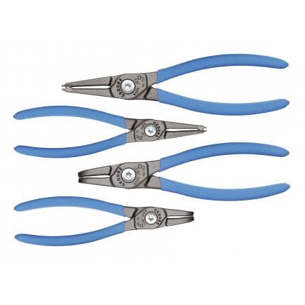 GEDORE 3041999 - Jeu de pinces pour anneaux élastiques intérieurs (4 pcs.)