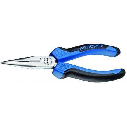GEDORE 6718860 - Pince à bec demi-rond avec manche 2K