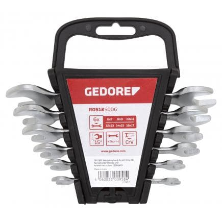 GEDORE 3300961 - Jeu de clés courtes à fourches doubles métriques (12 pcs.)