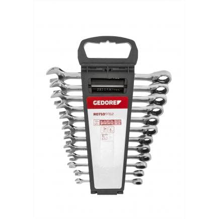 GEDORE 3300850 - Jeu de clés mixtes à cliquet métriques (12 pcs.)