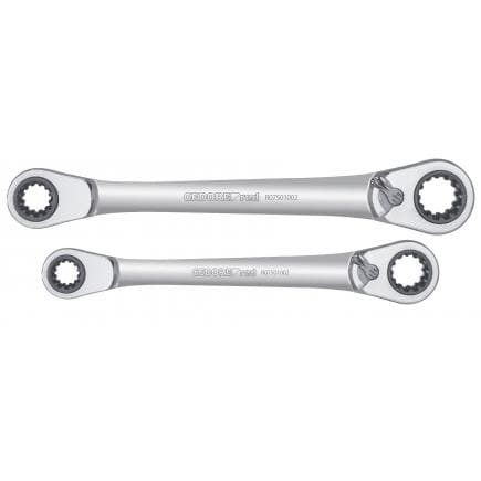 GEDORE 3300900 - Jeu de clés à cliquet doubles métriques (2 pcs.)