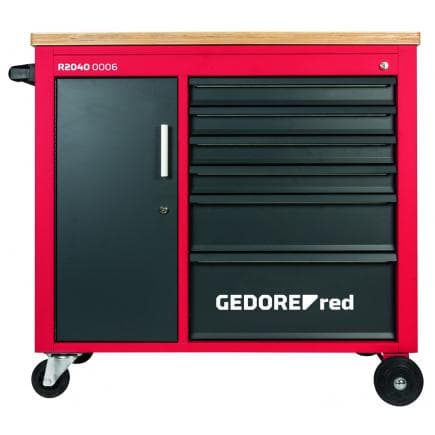 GEDORE 3301818 - MÉCANICIEN + chariot à outils avec 6 tiroirs 988x431x935 mm