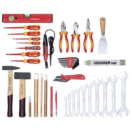 GEDORE 3301646 - Jeu d'outils en vrac ELEKTROTECHNIK (42 pcs.)