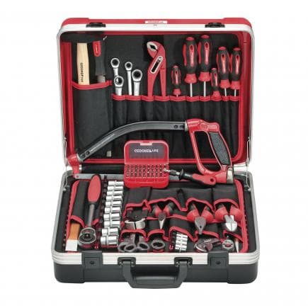 GEDORE 3301630 - Jeu d'outils BASIS dans une mallette à outils (72 pcs.)