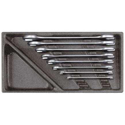 GEDORE 3301698 - Jeu de clés à fourche doubles en module 2/6 CT (8 pcs.)