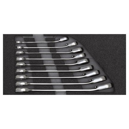 GEDORE 3301701 - Jeu de clés mixtes à cliquet en module 2/6 CT (9 pcs.)