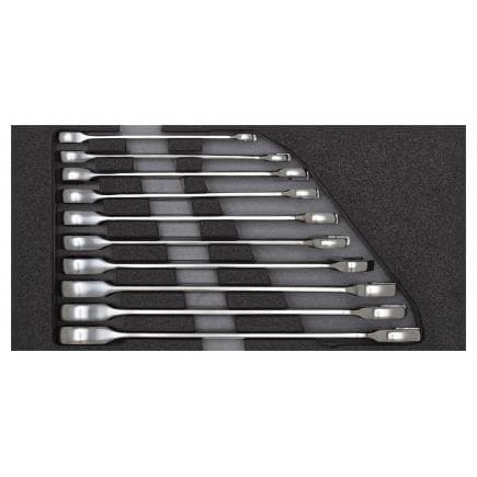 GEDORE 3301702 - Jeu de clés mixtes à cliquet en module 2/6 CT (10 pcs.)