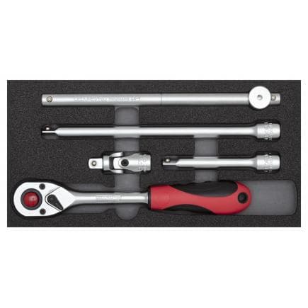 GEDORE 3301707 - Jeu de clés à douilles 1/2'' dans le module 2/6 CT (5 pcs.)
