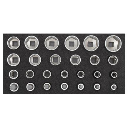 GEDORE 3301708 - Jeu de clés à douilles 1/2'' dans le module 2/6 CT (26 pcs.)