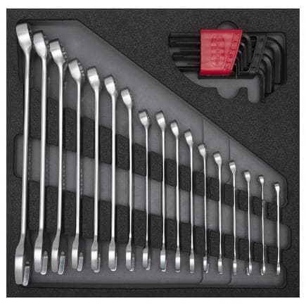 GEDORE 3301699 - Jeu de clés mixtes en module 4/6 CT (26 pcs.)