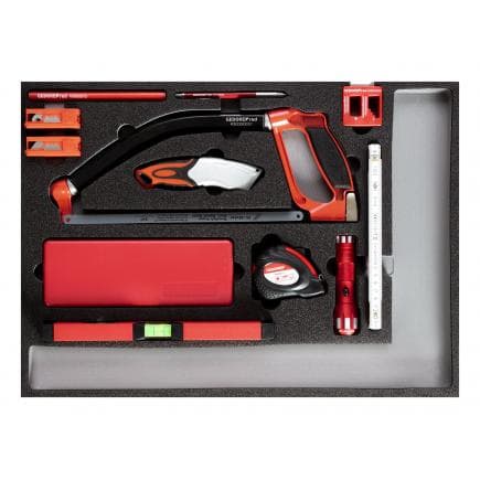 GEDORE 3301685 - Ensemble d'outils de mesure et de coupe dans le module en mousse (30 pcs.)