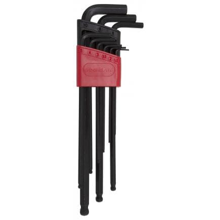 GEDORE 3301335 - Jeu de clés Allen à bout sphérique (9 pcs.)
