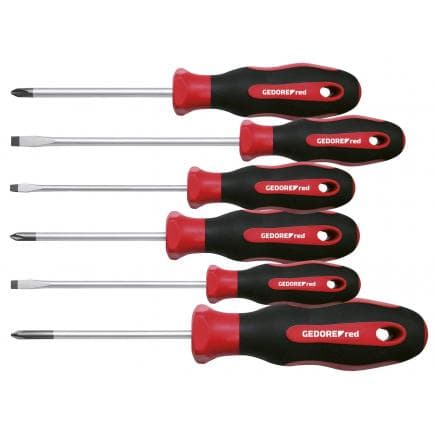 GEDORE 3301270 - Jeu de tournevis PH et à fente (6 pcs.)