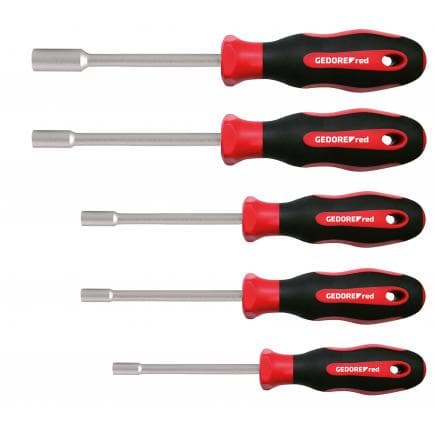 GEDORE 3300033 - Jeu de douilles hexagonales avec poignée 2C (5 pcs.)