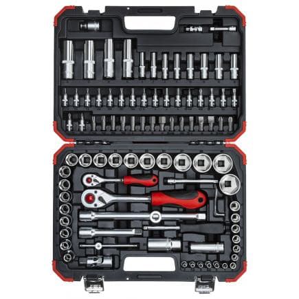 GEDORE 3300057 - Jeu de douilles 1/2'' - 1/4'' (94 pcs.)